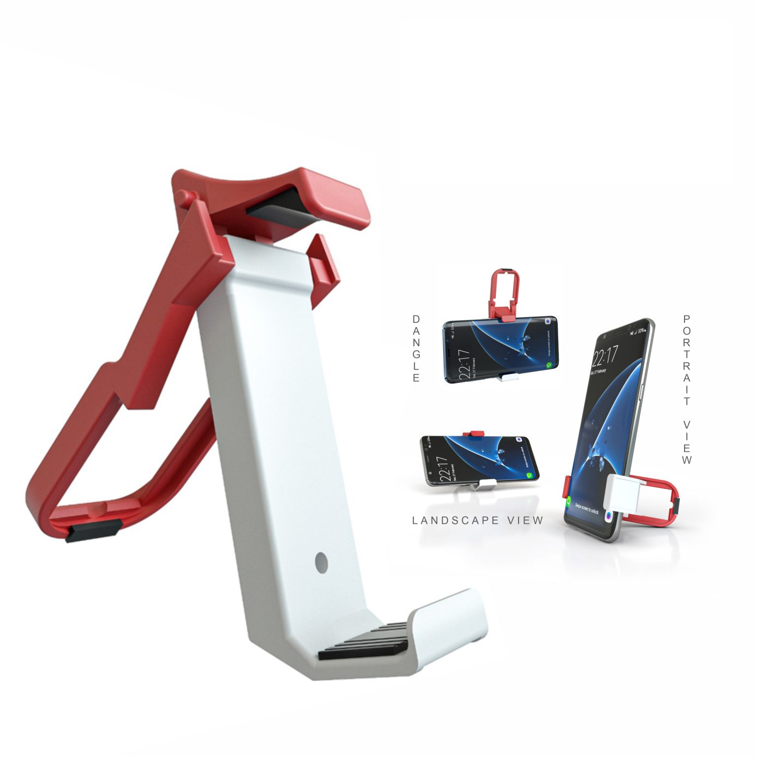 EasyMo Mobile Holder cum Dangler (2 in 1) – Hands Free Mobile Stand for Vertical and Horizontal viewing – Made In India